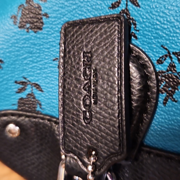 Coach Mini Satchel Badlands Floral 2-in-1 Crossbody Tote Purse EUC - Picture 5 of 6